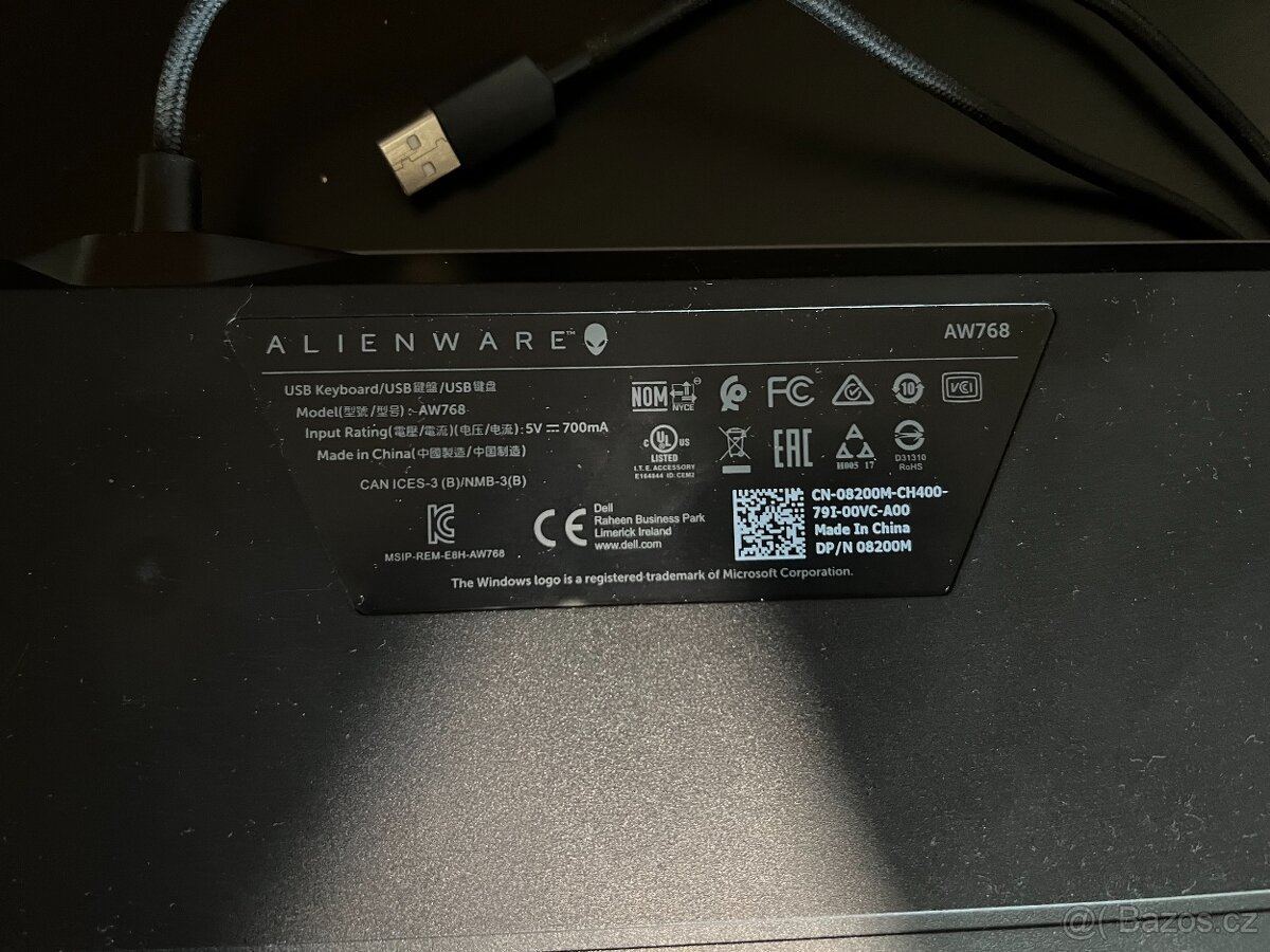DELL Alienware Pro Gaming AW768 stříbrná US - 4