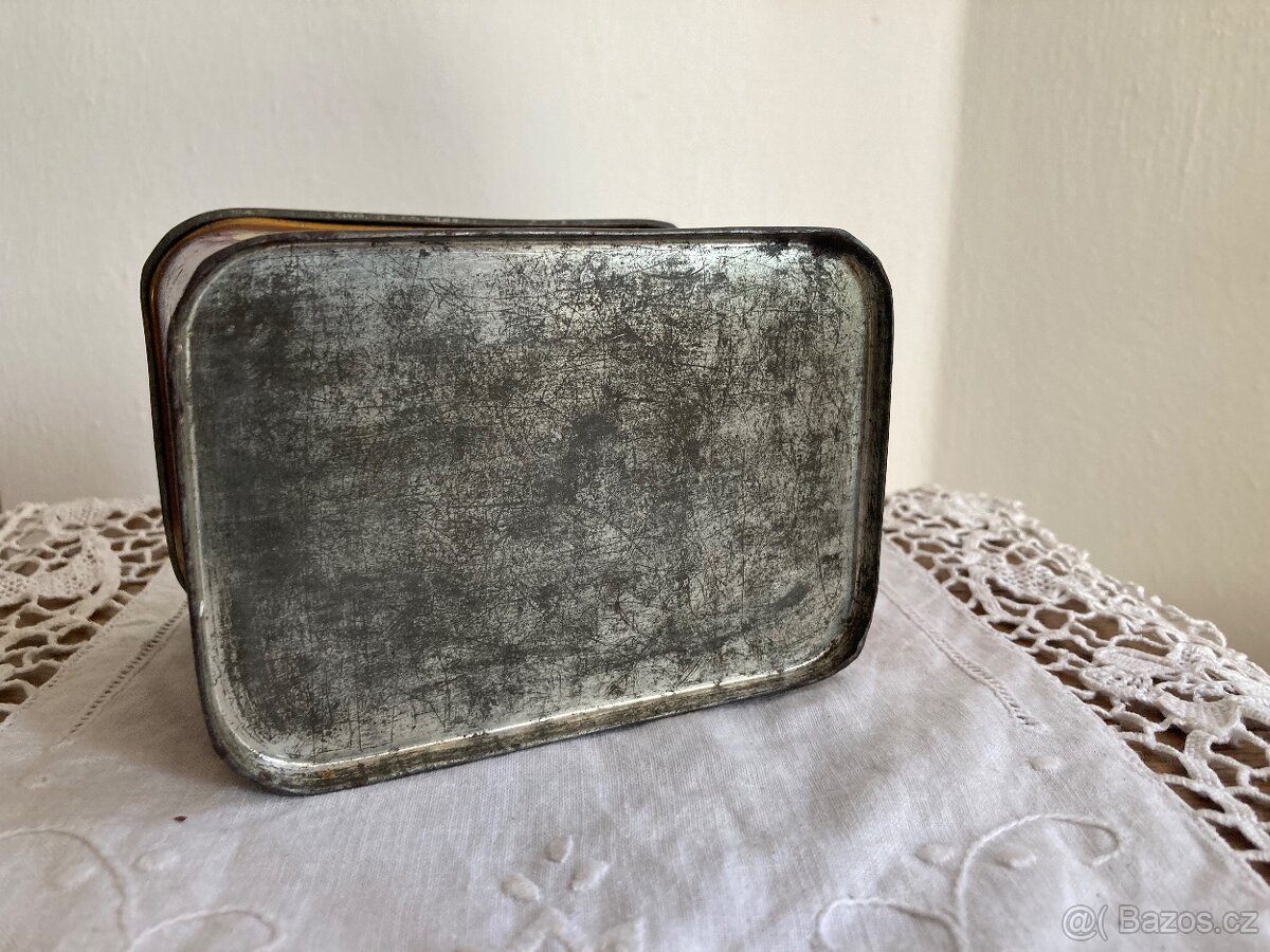 Starožitná plechovka Kvěchová - 4
