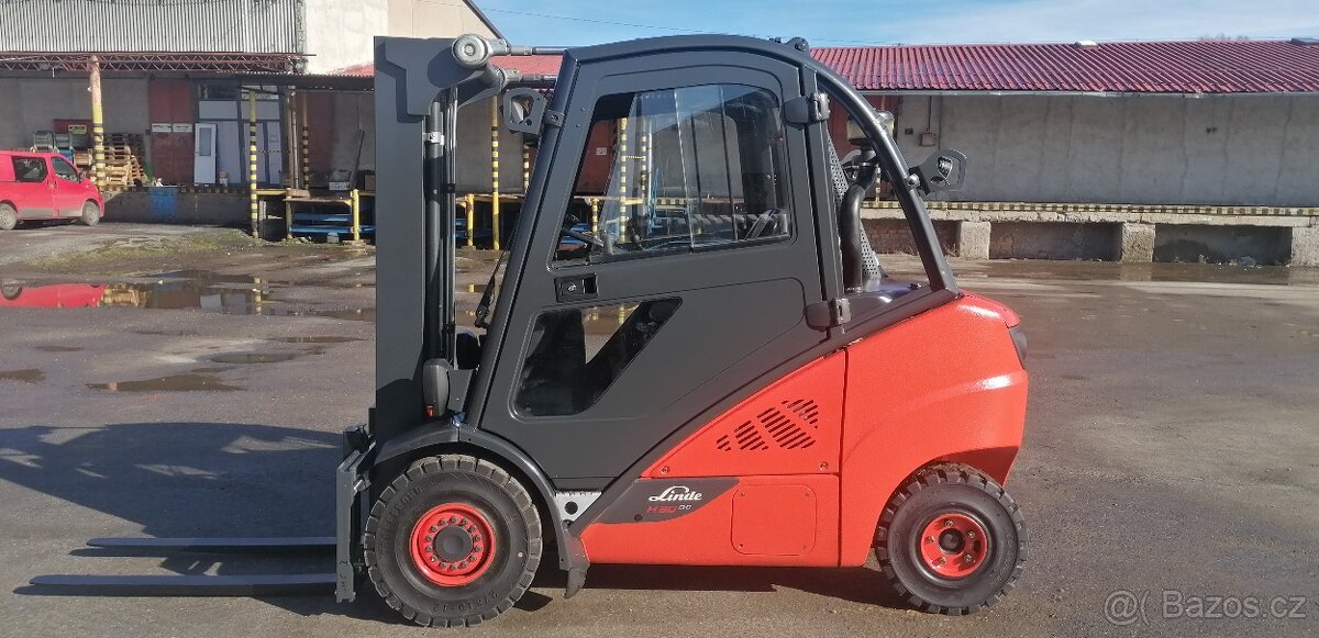 LINDE H30D-02 triplex boční posuv, volný zdvih - 4