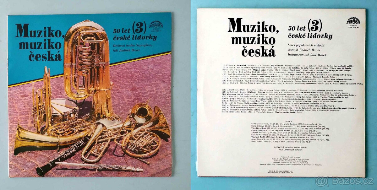 LP desky česká dechovka 14ks + USA dechovka 6ks - 4