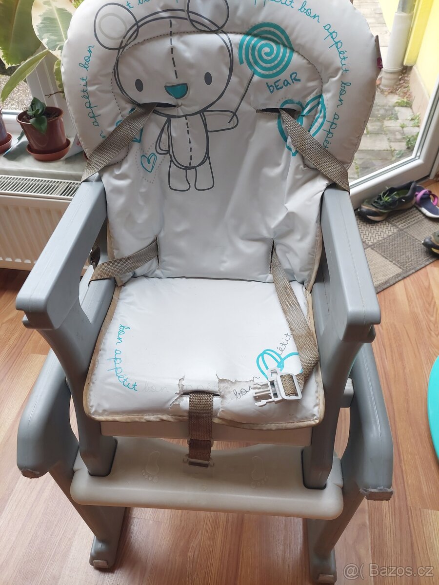 Dětská jídelní židlička rozkládací - 4