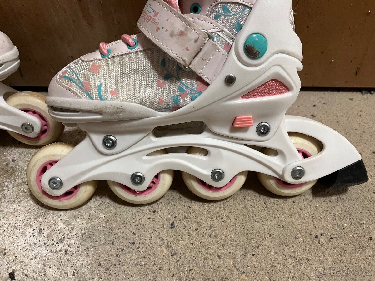 Dětské kolečkové brusle rostoucí 29-32 - 4