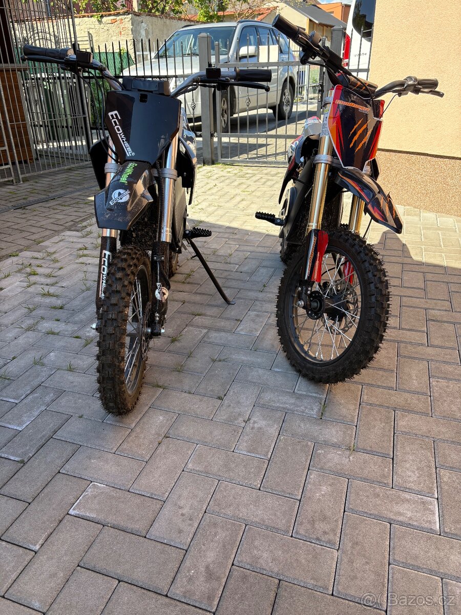 Elektrická motorka pitbike