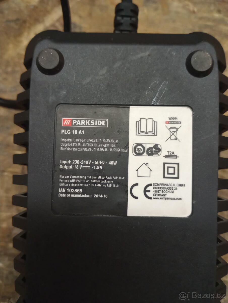 Akumulátor parkside 18V a nabíječka - 4
