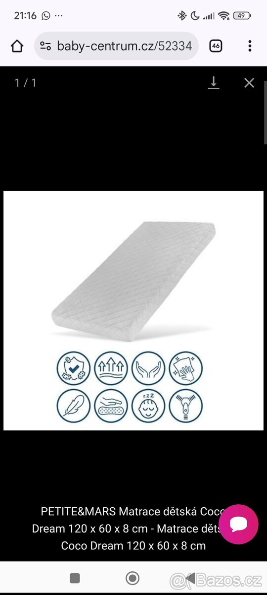 Dřevěná postýlka - 4