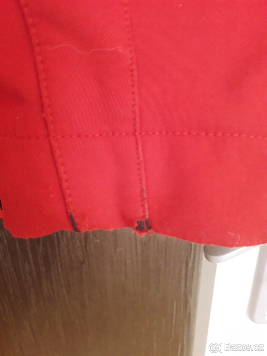 Dámská červená softshelová bunda s kapuci XL/42 - 4