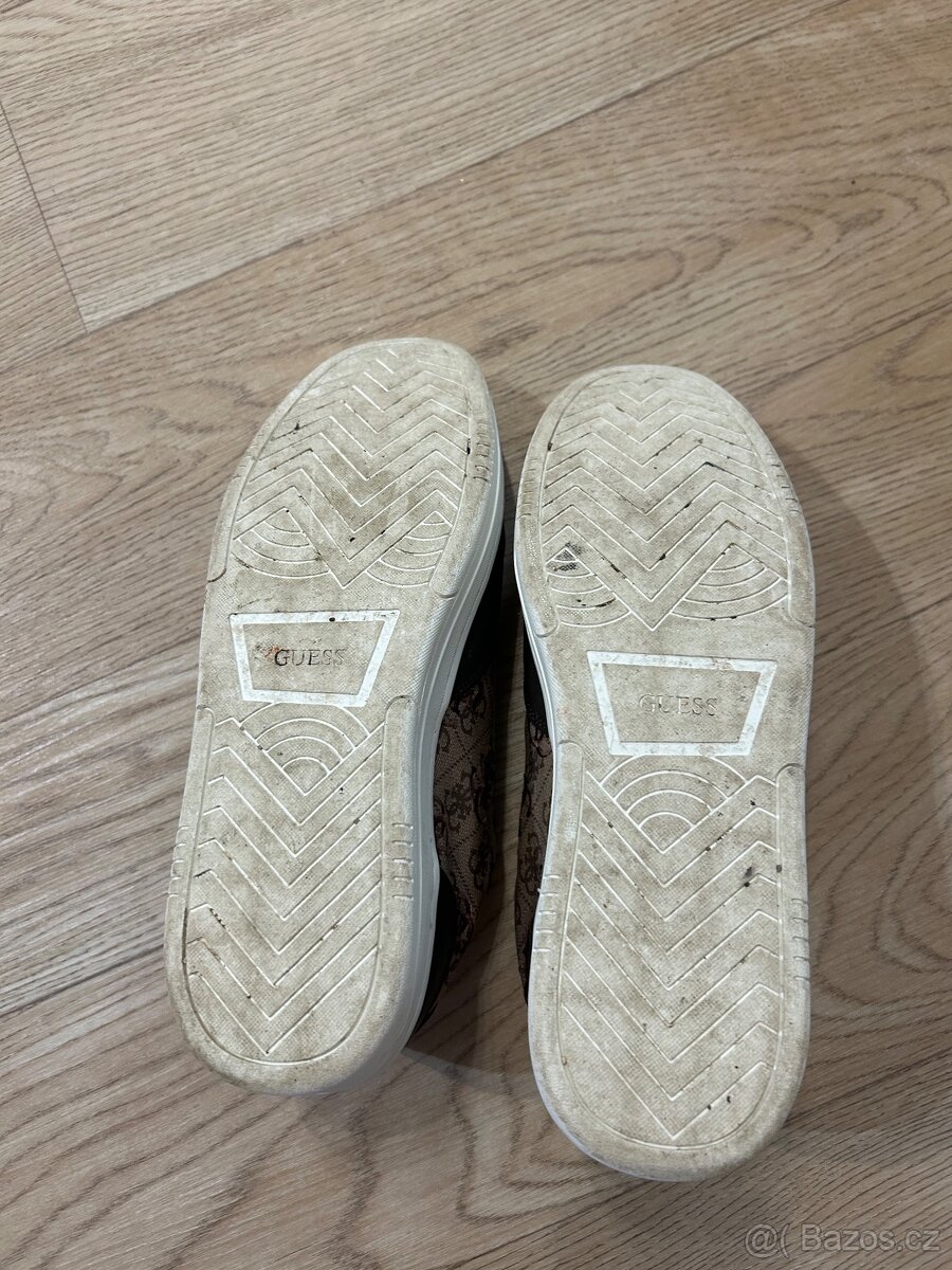 kožené tenisky Guess Ancona 4G - 4