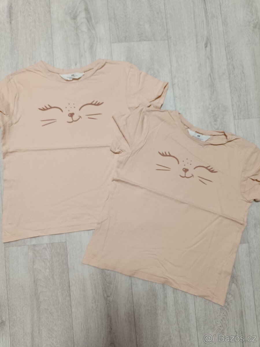 Různá trička vel. 134-140 - 4