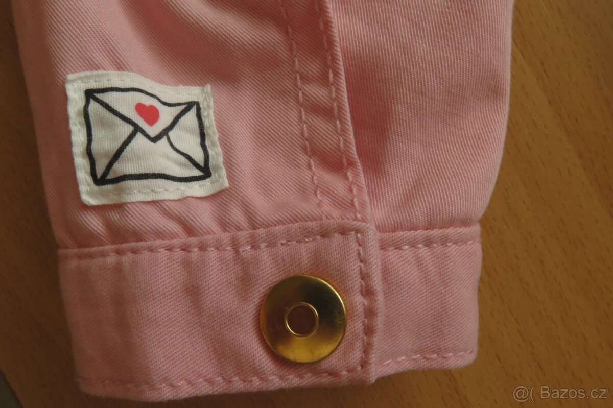 Bunda/kabát jarní/podzimní s kapucí, vel. 110, H+M - 4