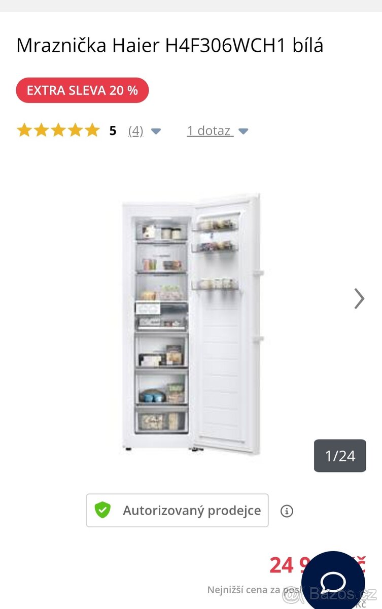 Mrazák šuplikovy haier - 4