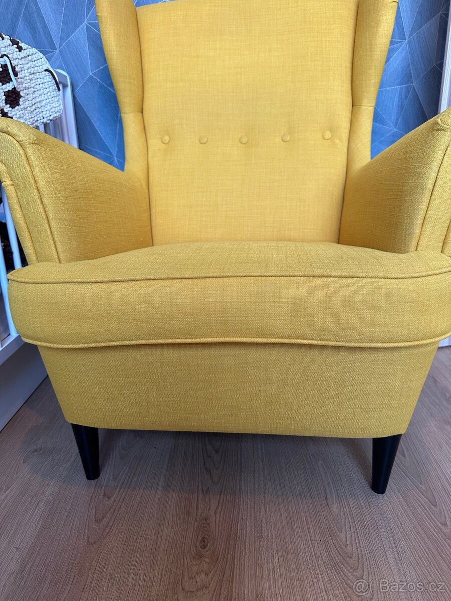 Křeslo ušák IKEA Strandmon - 4