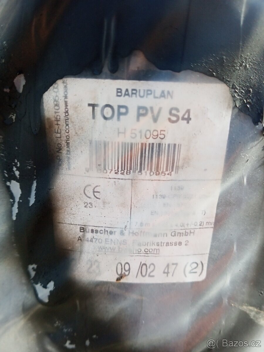 Modifikovaný asfaltový pás BARUPLAN TOP PV S4 4mm - 4