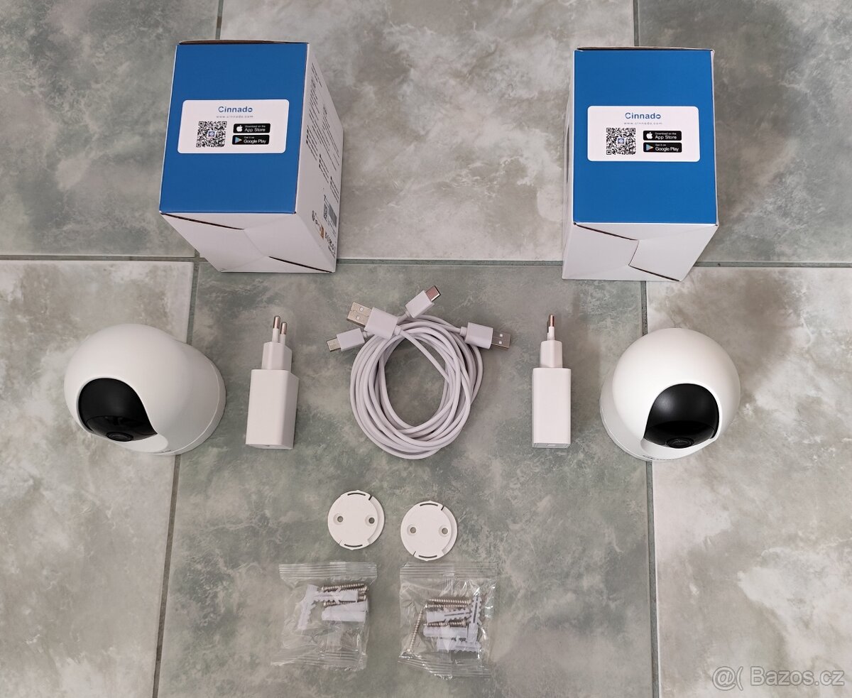 VNITŘNÍ WI-FI KAMERY CINNADO D1 S ROZLIŠENÍM 2K - 4