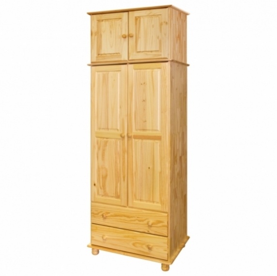 Dřevěná skříň 2dveřová 8850 lak - 4