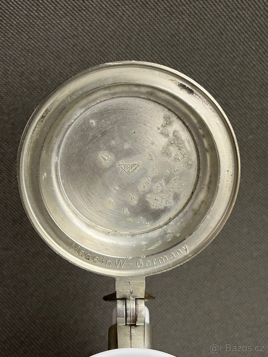 Korbel s cínovým víkem Rytířský turnaj 500ml, BMF - 4