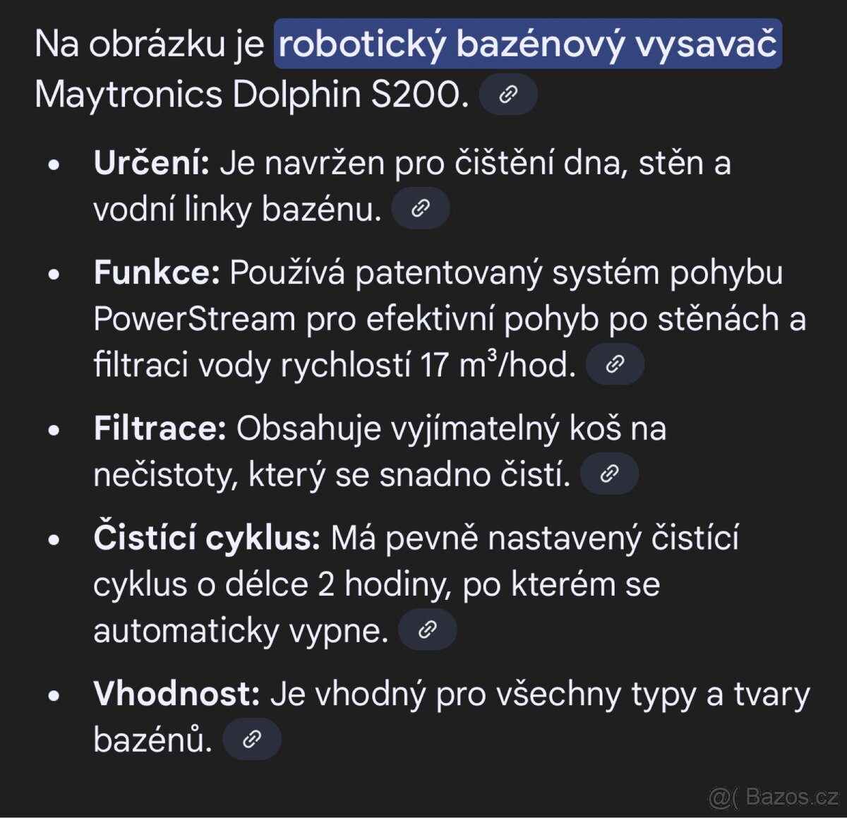 robotický bazénový vysavač Maytronics Dolphin S200 - 4