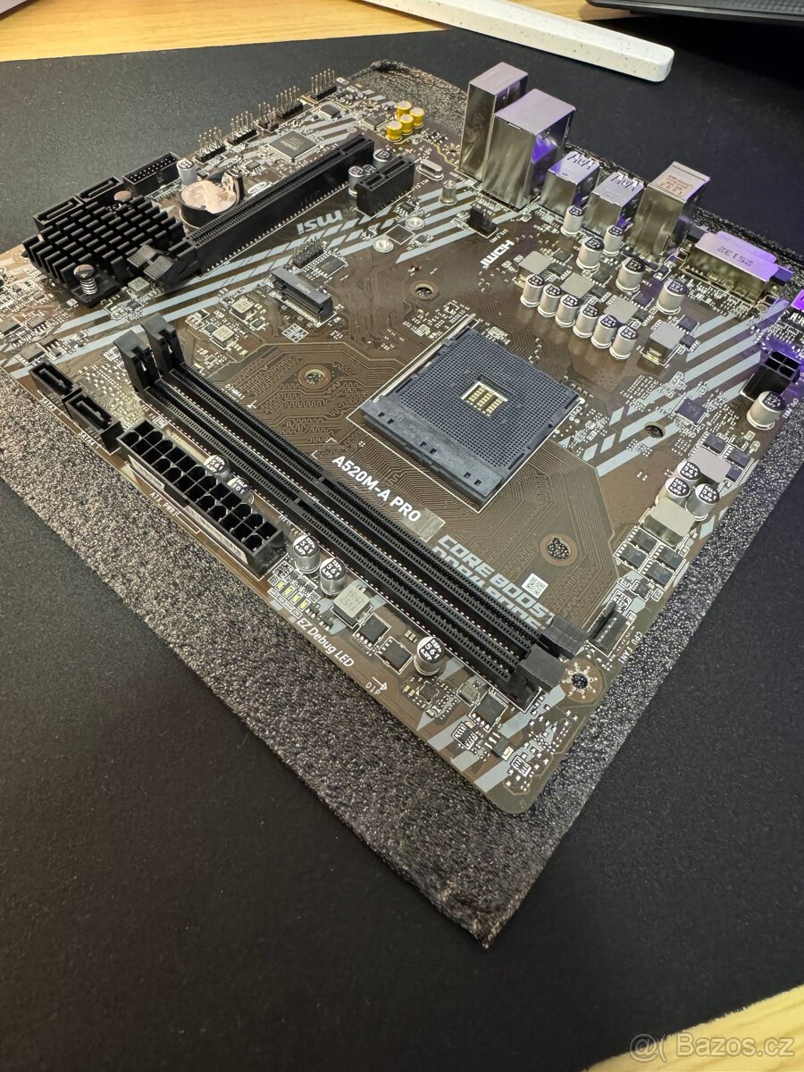 Herní set: Ryzen 5 5500 + MSI A520M + 550W Zdroj - 4