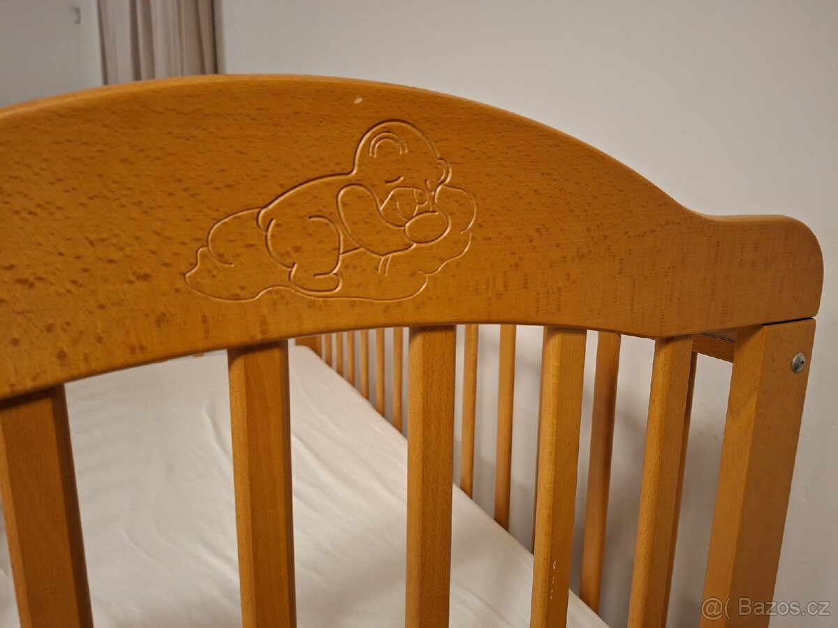 Dětská postýlka s úložným prostorem - 4