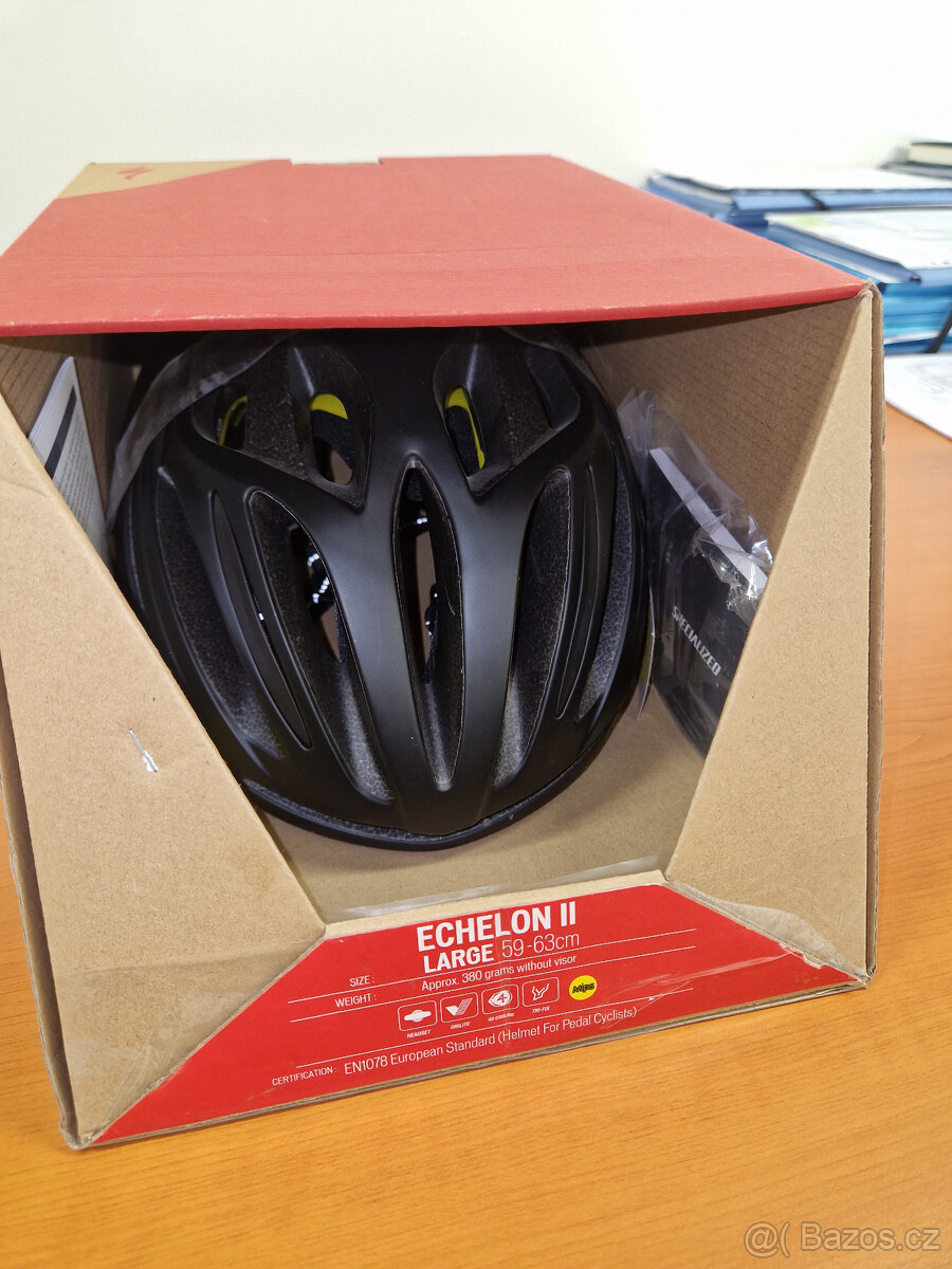 Cyklistická přilba Specialized Echelon II Black L - 4