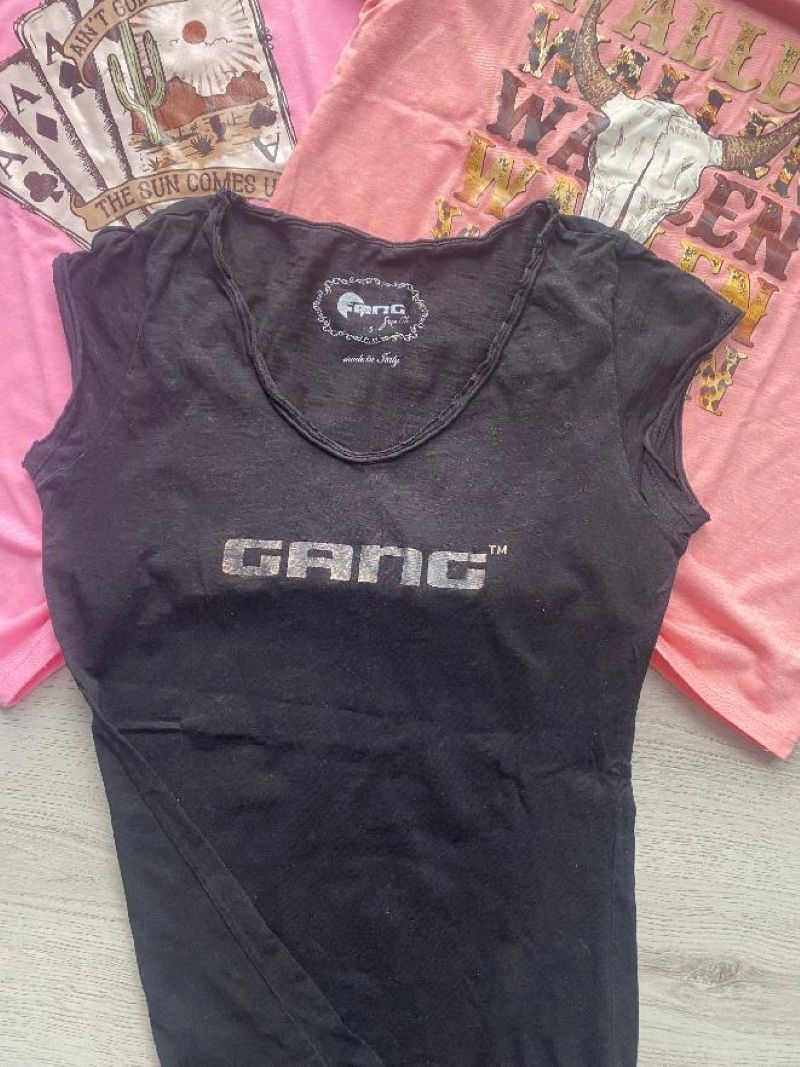 Krásné trika Shein,Gang velikost 38/M - 4