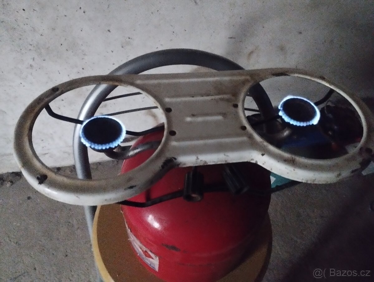 Dvouplotýnkový vařič na PB 2kg - 4