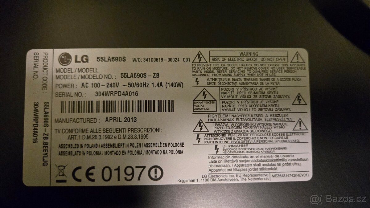 TV LG cinema 3D 55" (140cm) - 4