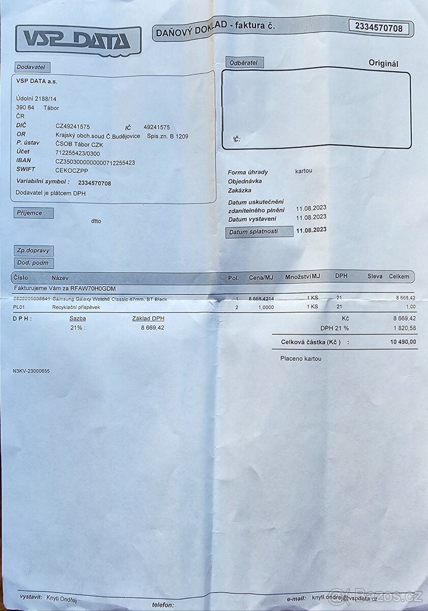 Samsung Galaxy Watch 6 Classic 47mm černé s otočnou lunetou - 4