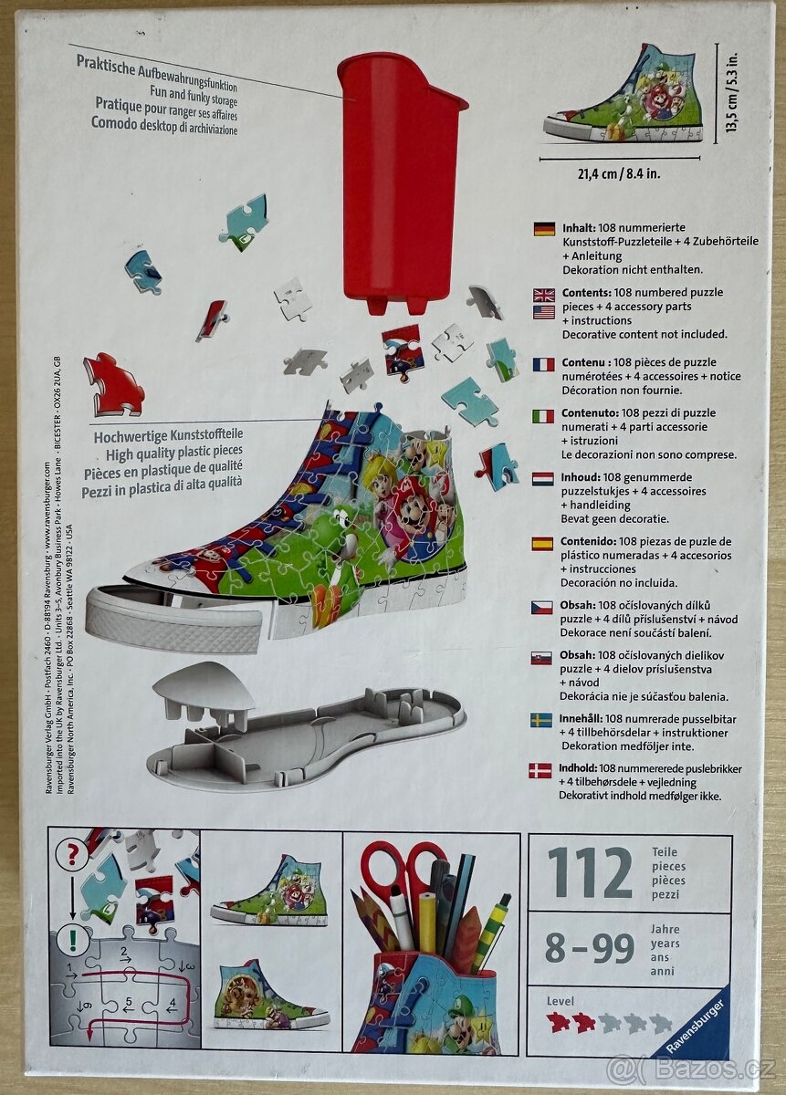 3d puzzle zn. Ravensberger - teniska - 4