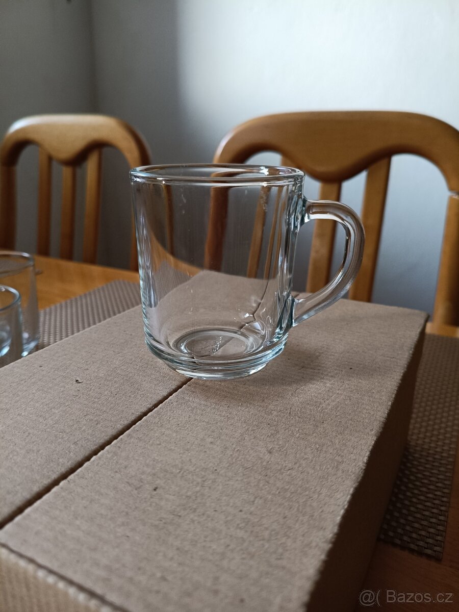 Skleničky na kafe , čaj , 12ks , 250ml - 4