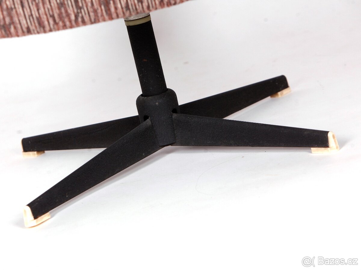 Otočné retro křeslo " Ušák ", TOP stav. - 4