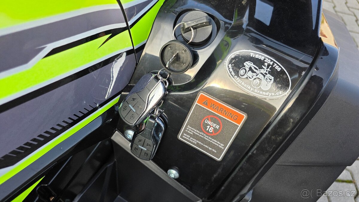 Dětská elektro čtyřkolka ATV RockRider 1800W 60V,zelena - 4