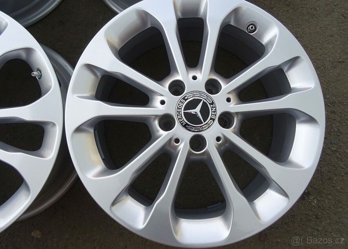 Disky originál Mercedes 17", rozteč 5x112,ET 38, šíře 6,5J - 4