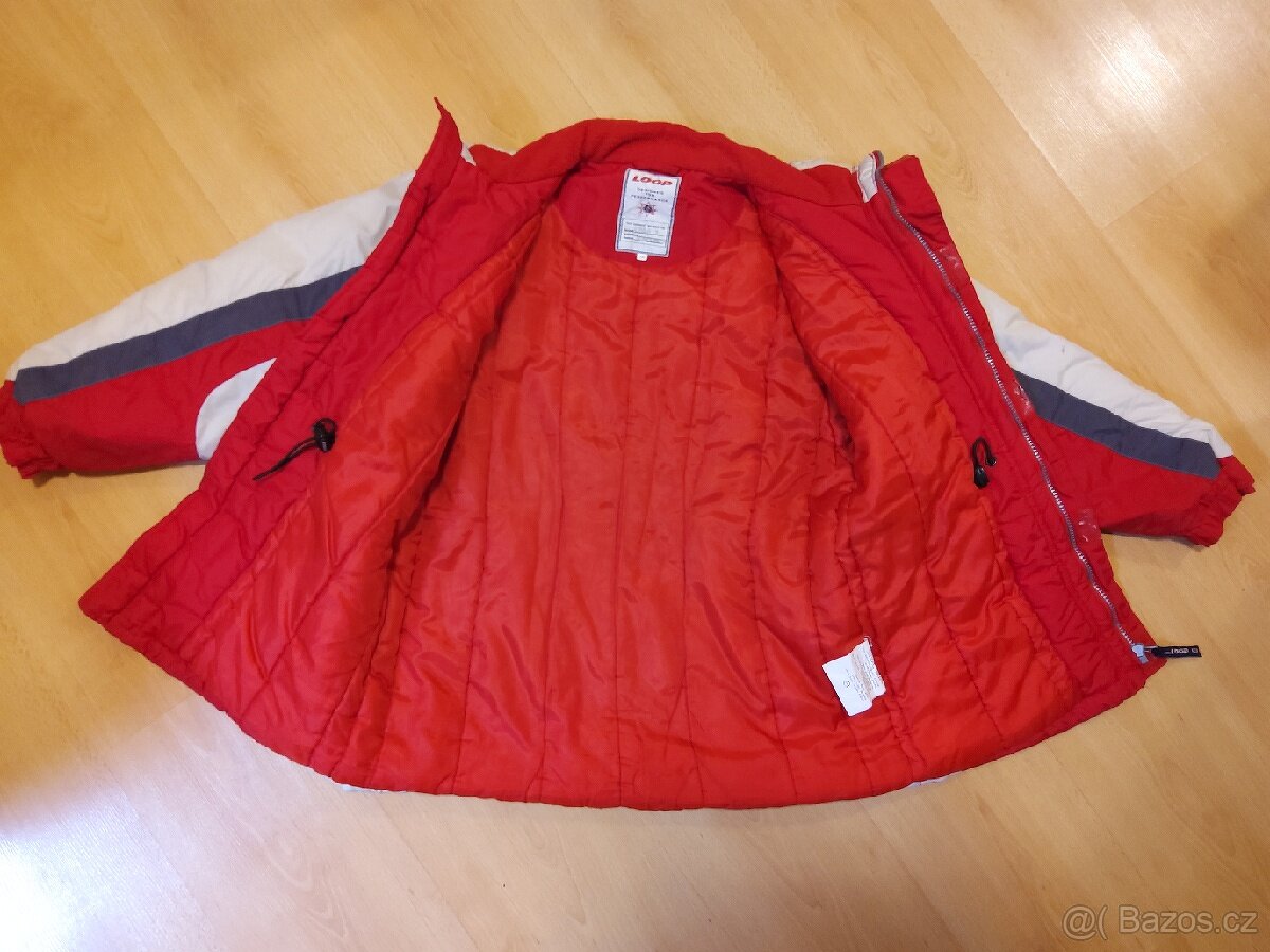 Dětská nepromokavá lyžařská bunda zn. LOOP, vel.146 - 4