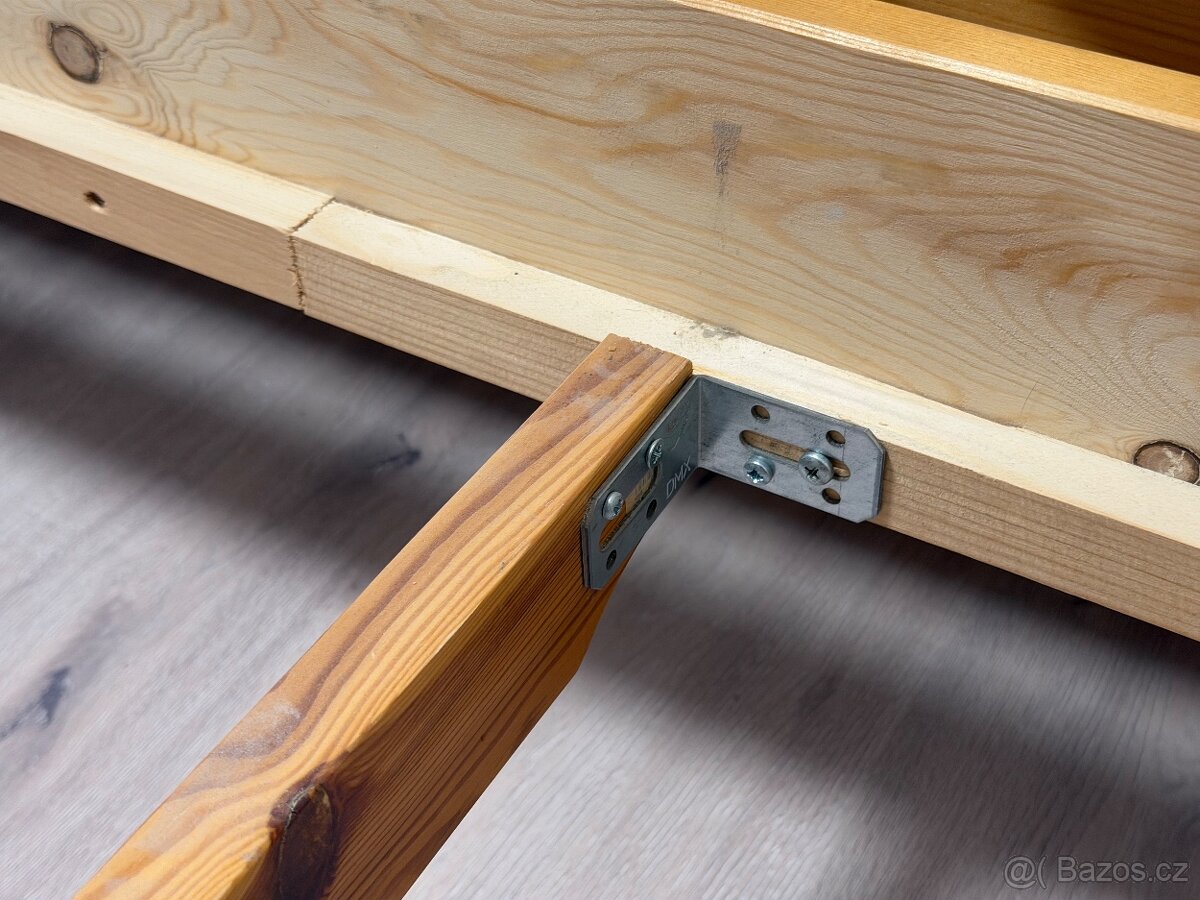 2x posteľ a 2x rošt (90x200 cm) - 4