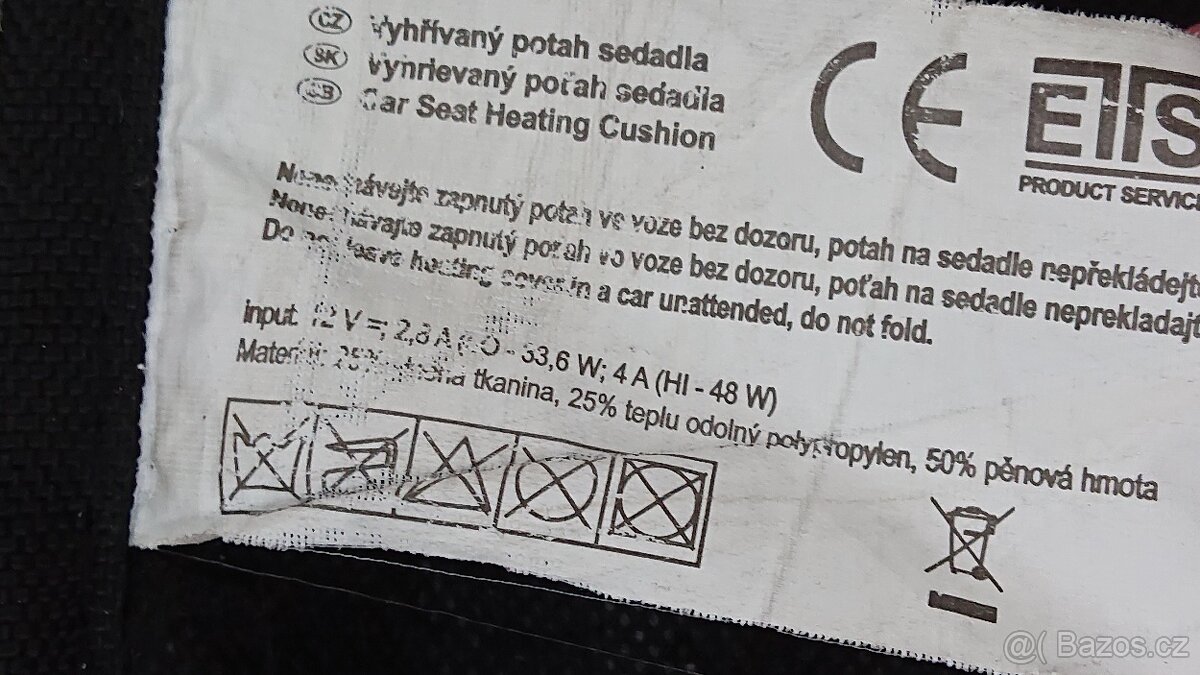 Vyhřivany potah do autosedačky Compass Teddy - 4
