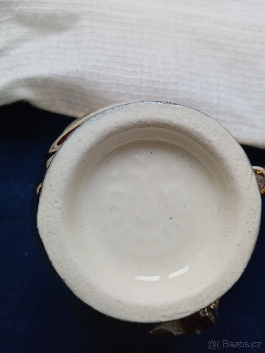 Zlatý kávový servis 15 ks - 4