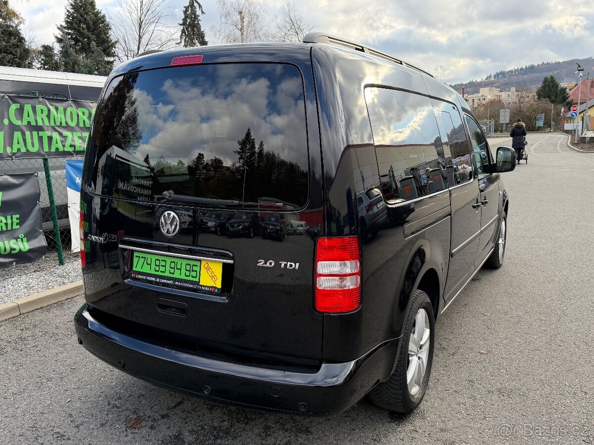 VOLKSWAGEN CADDY MAXI 2,0 TDI-103 KW, 7 MÍST, PARK. SENZORY - 4
