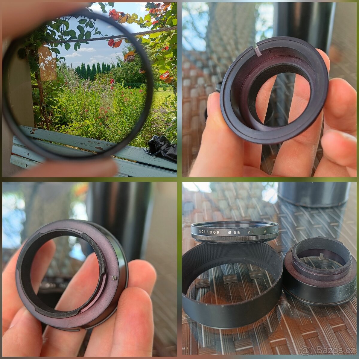 Pentacon 4/200 mm – po servisní čištění 2x baj. M42 a EXA - 4