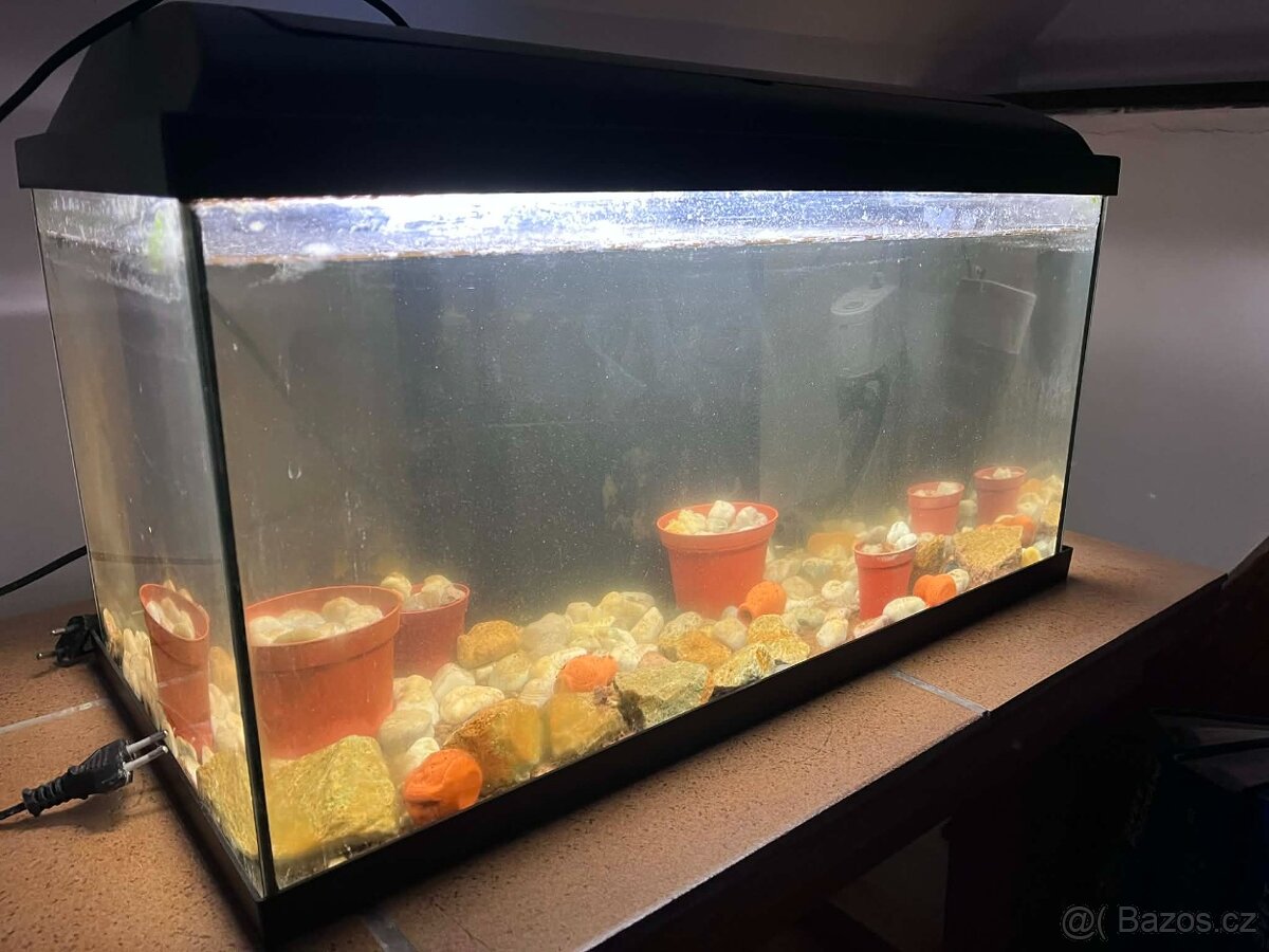 Dva akvarijní sety (akvárium) - 60 a 90 litrů - 4