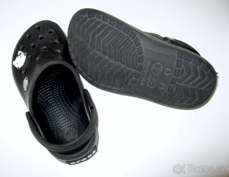 Crocbling Crocs with Jibbitz Charms - BLACK - C8/9 - vel.26 - 4