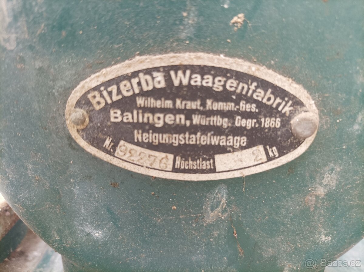 Stara nemecka vaha Bizerba - 4