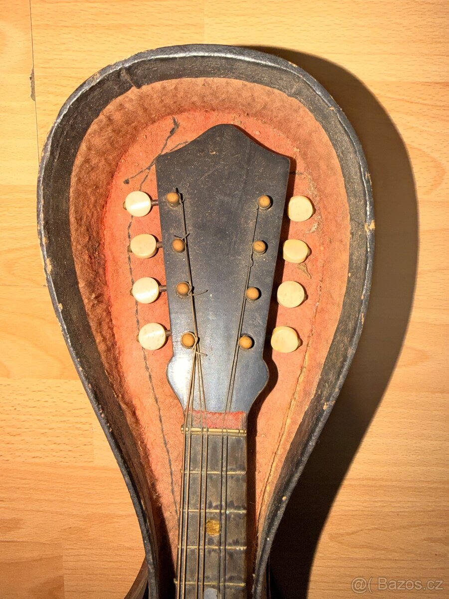 Stará italská mandolína A. Monzino - 4