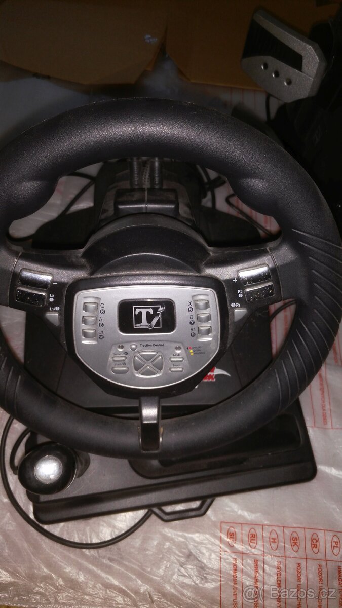 Herní volant MANTA v krabici, PS2 hry, Mobilni ovladac kabel - 4