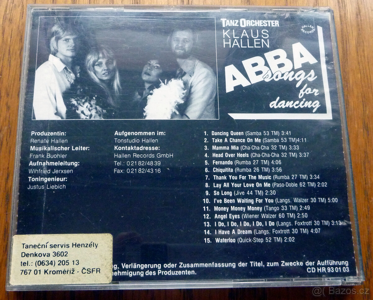 CD taneční hudba orchestrálky 50,-/kus - 4