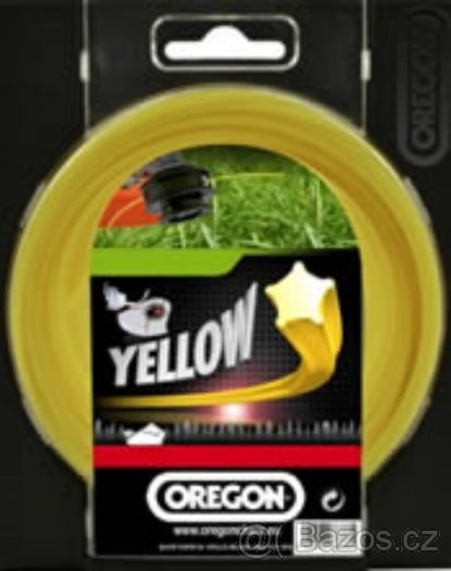 Nylonová struna OREGON 1,3mm x 15m profil hvězdička - 4