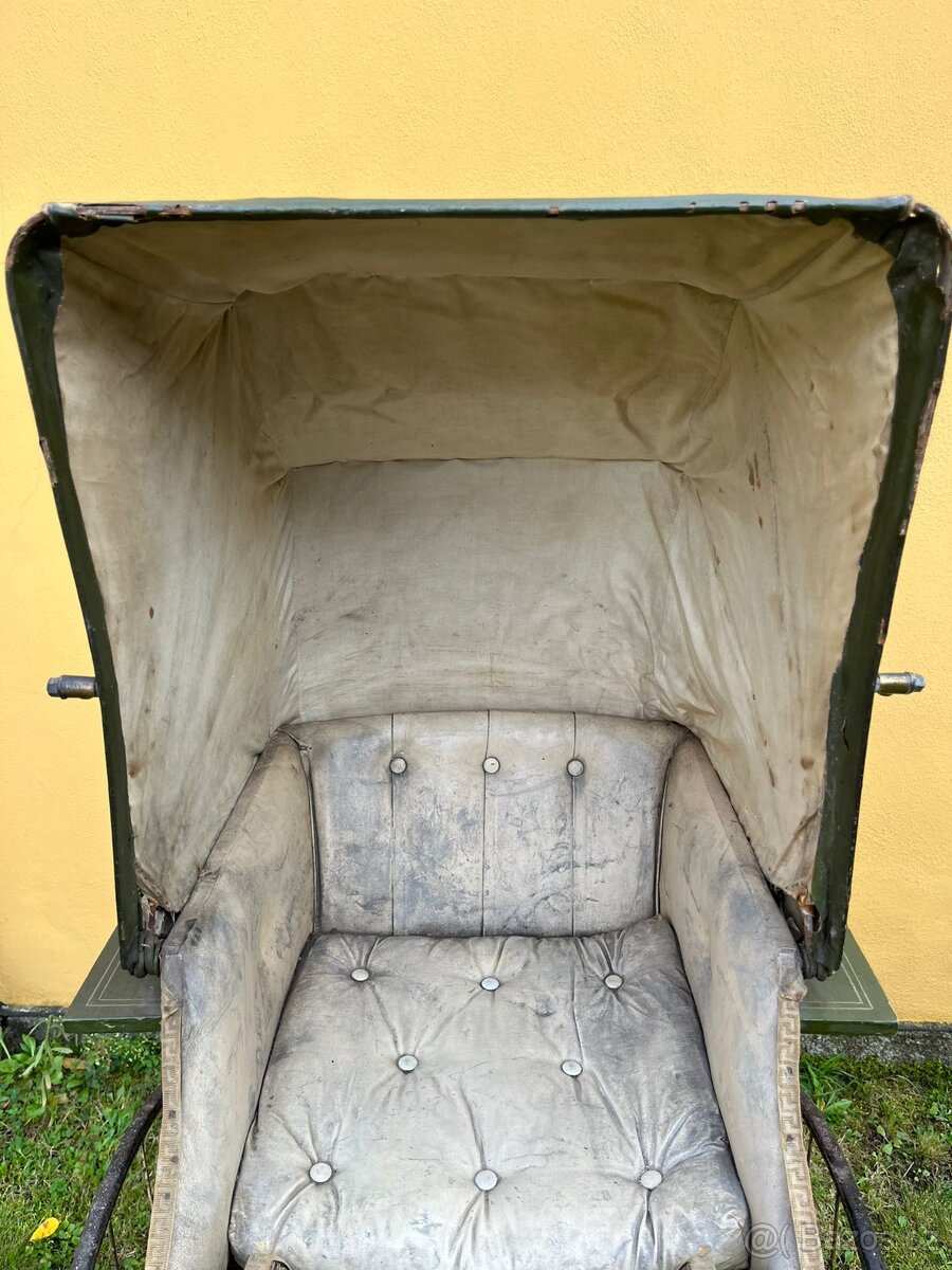 Starožitný kočárek pro dítě č. 1500 REZERVOVÁNO - 4