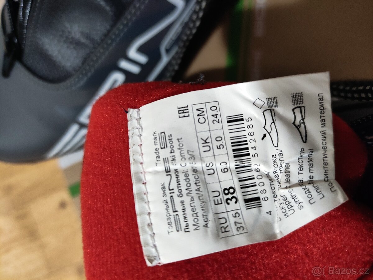 Prodám běžkařské boty Spine Comfort velikost 38 - 4