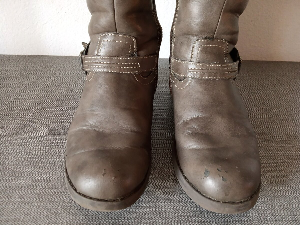 Kozačky zateplené DEICHMANN vel.32 - ZDARMA ZDARMA - 4