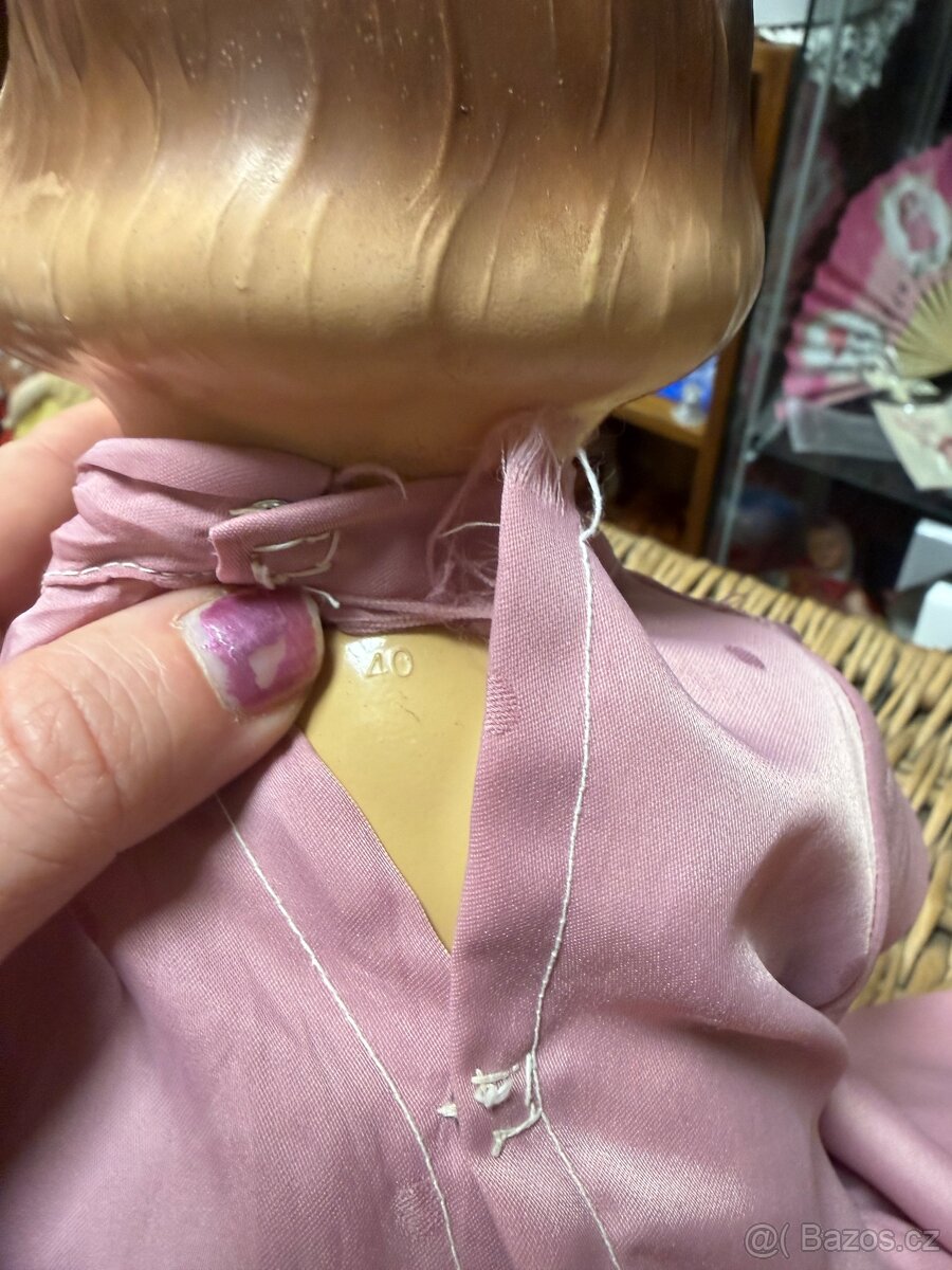 Starožitná panenka z celuloidu Novolit - 4