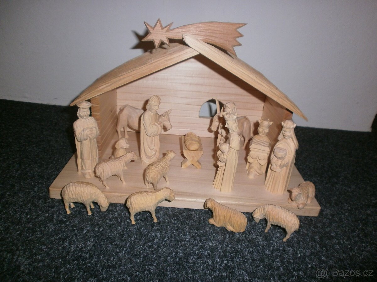 betlém z lipového a smrkového dřeva 14a3 - 4